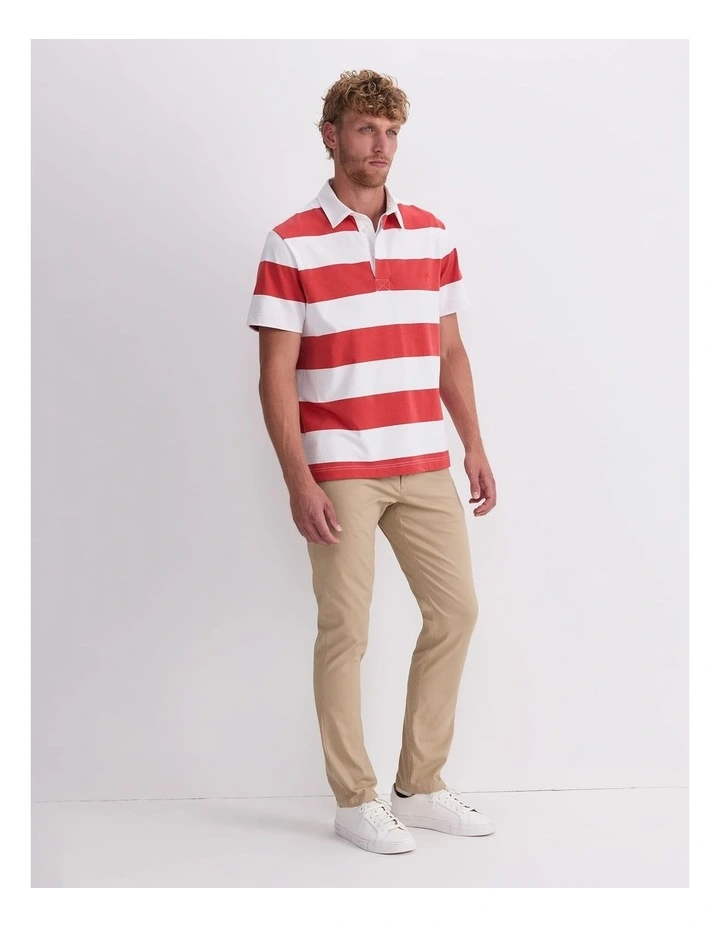 Short Sleeve Rugby Shirt in Multi image 2