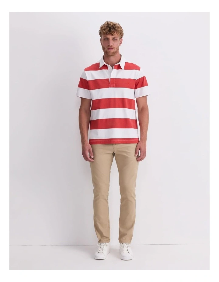 Short Sleeve Rugby Shirt in Multi image 3