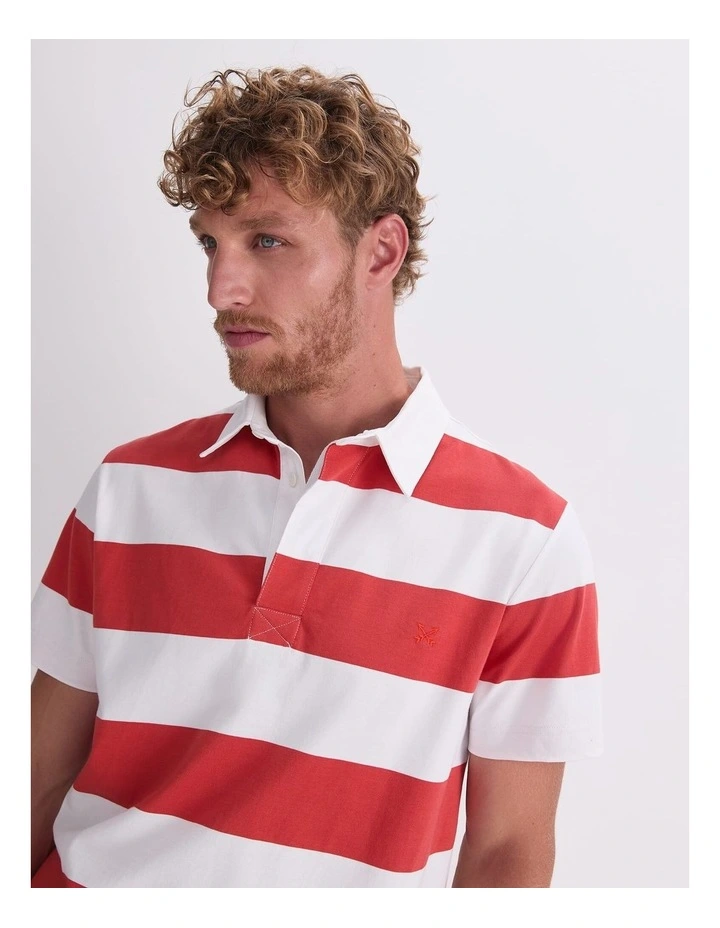 Short Sleeve Rugby Shirt in Multi image 5