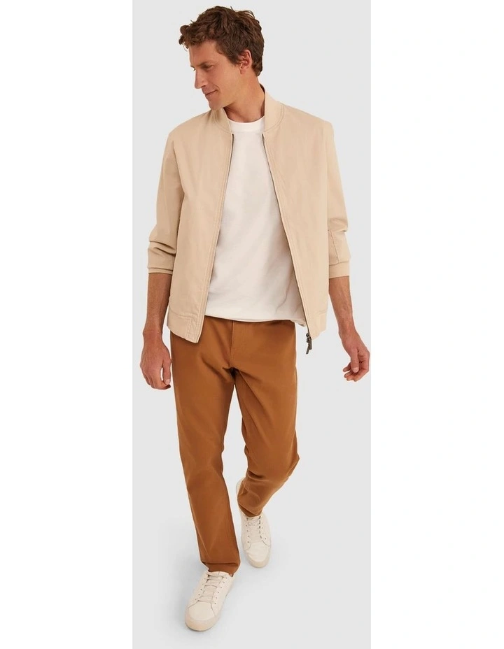 Tapered Bedford Jean in Brown image 4