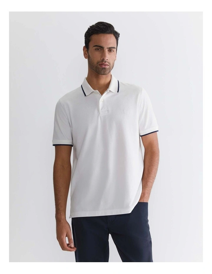 SC Tipped Pique Polo image 1