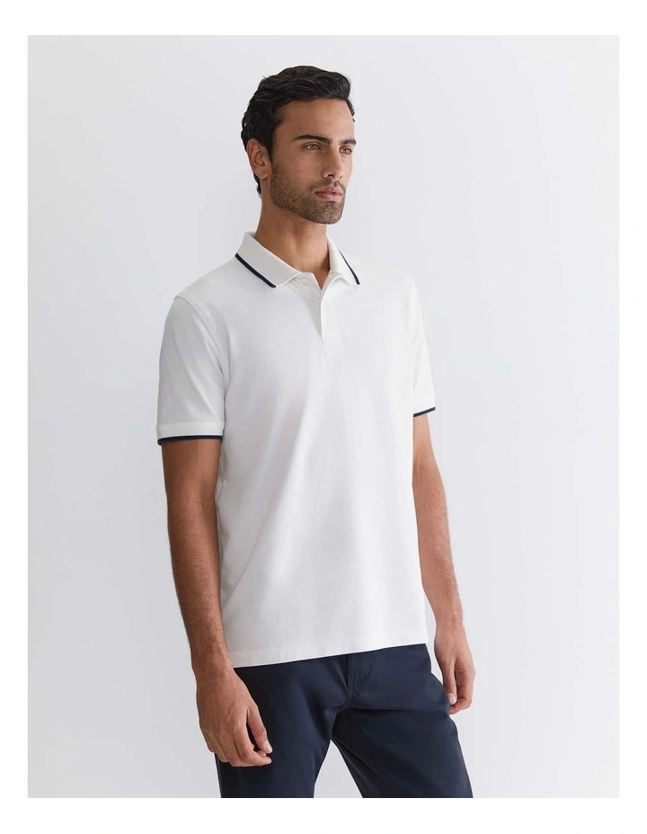 SC Tipped Pique Polo image 3