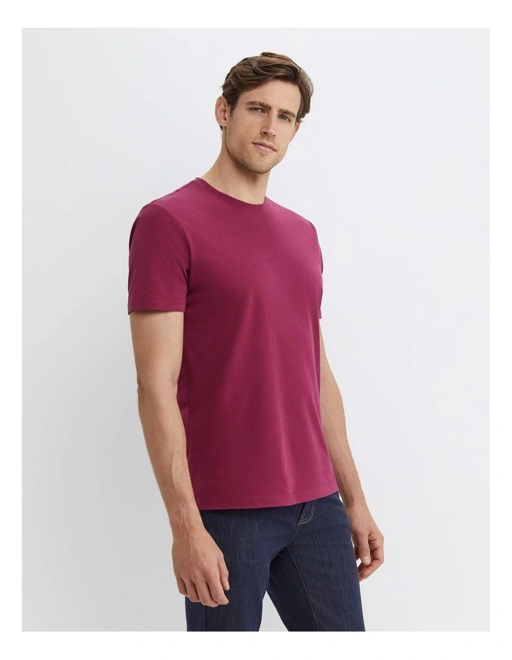 Supersoft Tee in Mulberry image 3