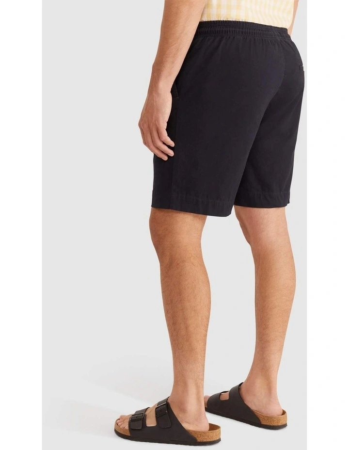 Pull On Short in Black image 2