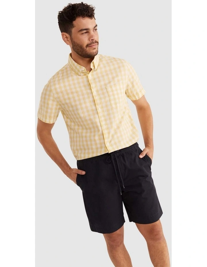 Pull On Short in Black image 5