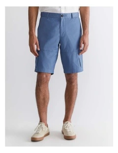Cargo Short in Aged Blue