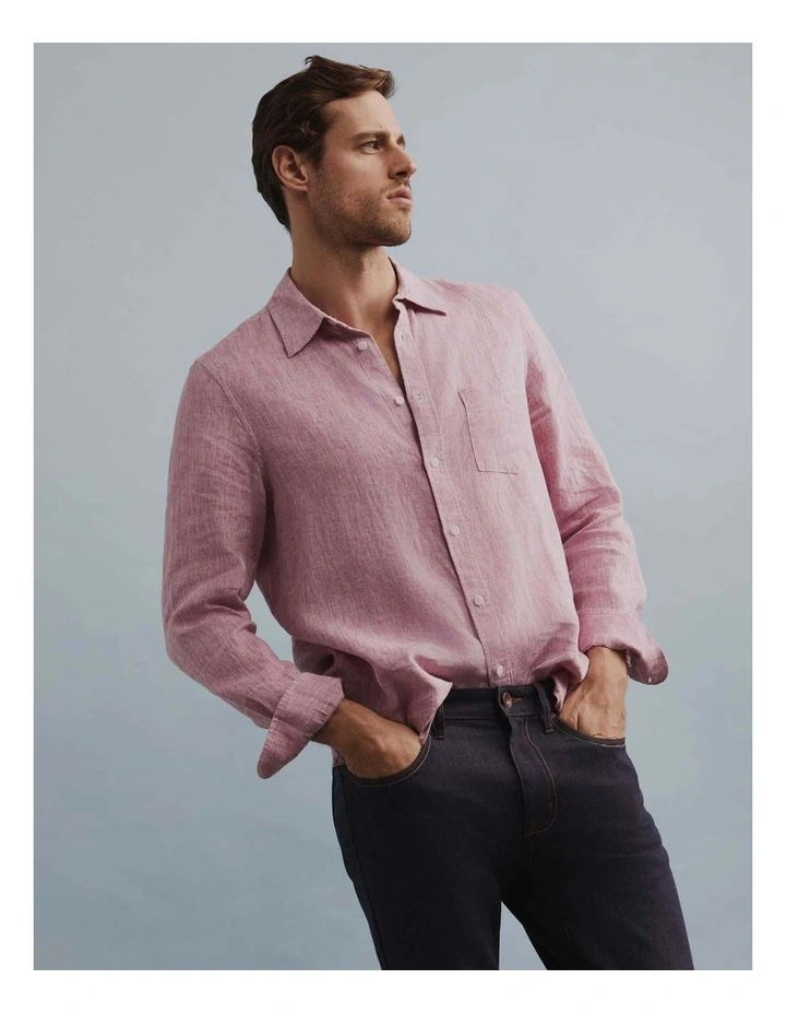 Long Sleeve Linen Shirt image 1