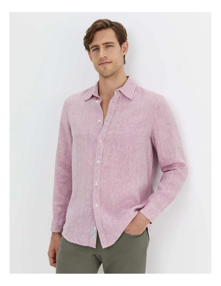 Long Sleeve Linen Shirt image 2
