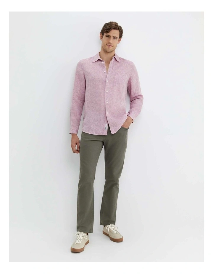 Long Sleeve Linen Shirt image 3