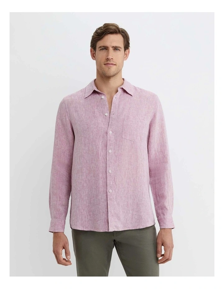 Long Sleeve Linen Shirt image 4