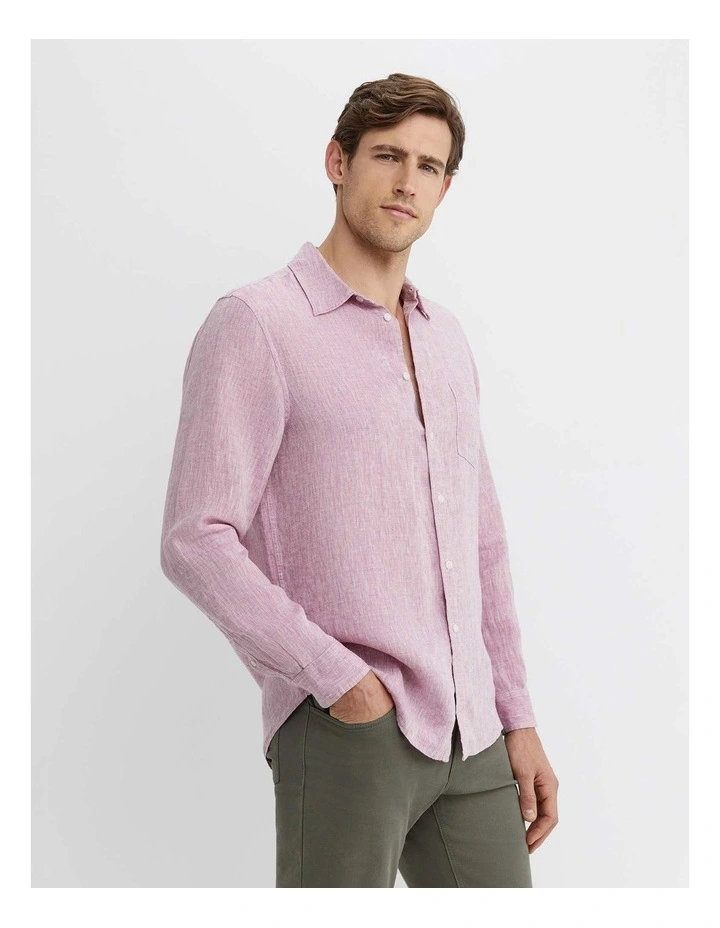 Long Sleeve Linen Shirt image 5