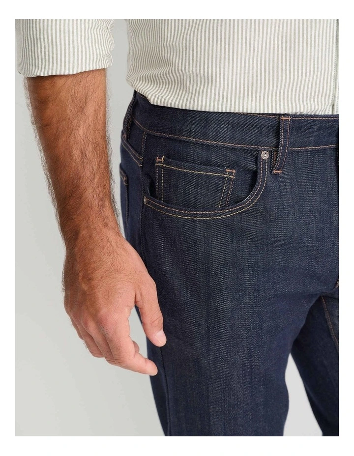 William Straight Leg Jean in Raw Wash image 5