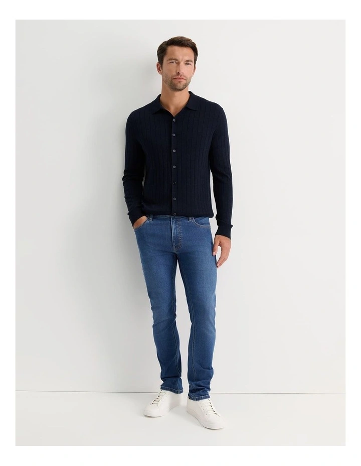 William Straight Leg Jean in Indigo Wash image 2
