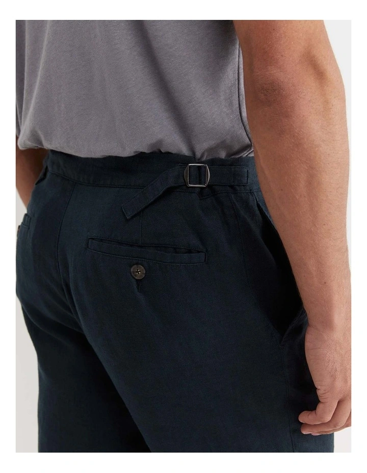 Holland Linen Short in Washed Black image 5