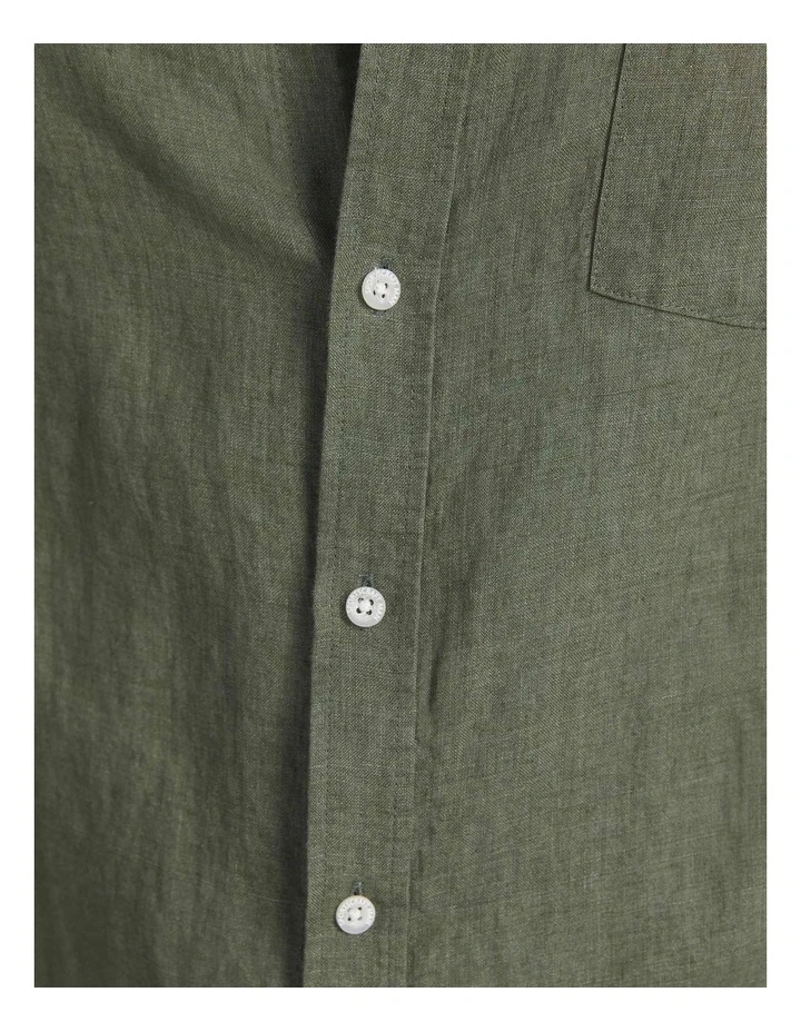 Linen Long Sleeve Delave Shirt image 6