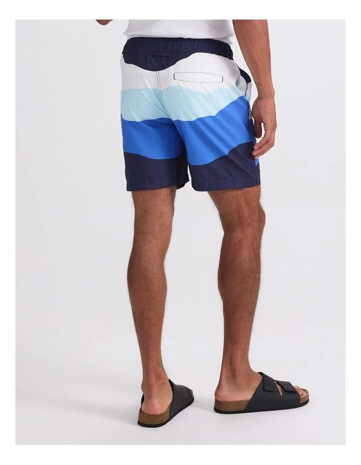 7th Wave Swim Short in Blue image 2