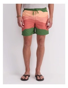 7th Wave Swim Short in Multi