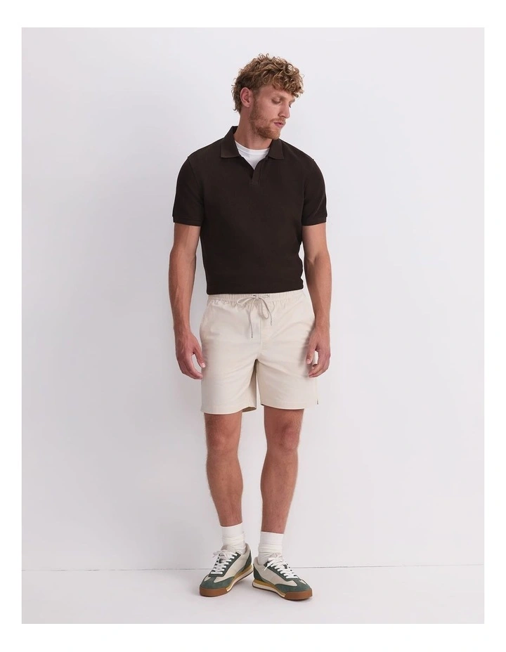 Milson Volley Shorts in Cream image 1