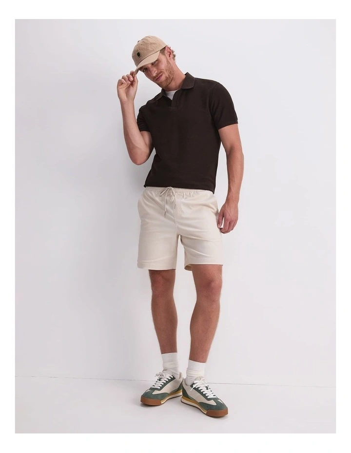 Milson Volley Shorts in Cream image 5