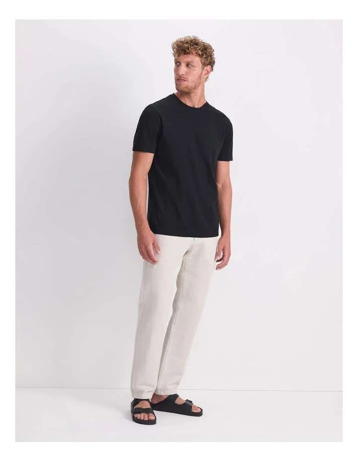 Supersoft Tee in Black image 3