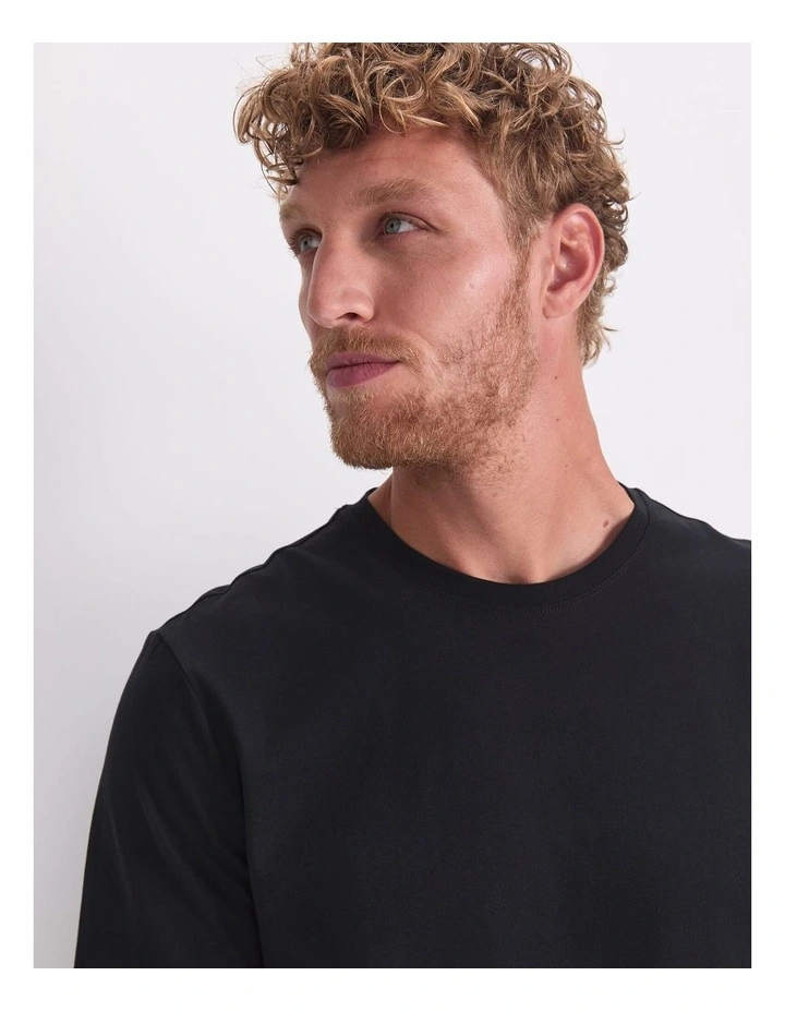 Supersoft Tee in Black image 6