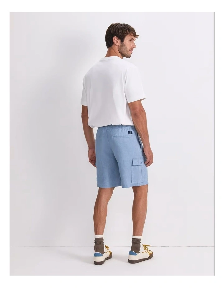 Caffery Cargo Shorts in Blue image 2