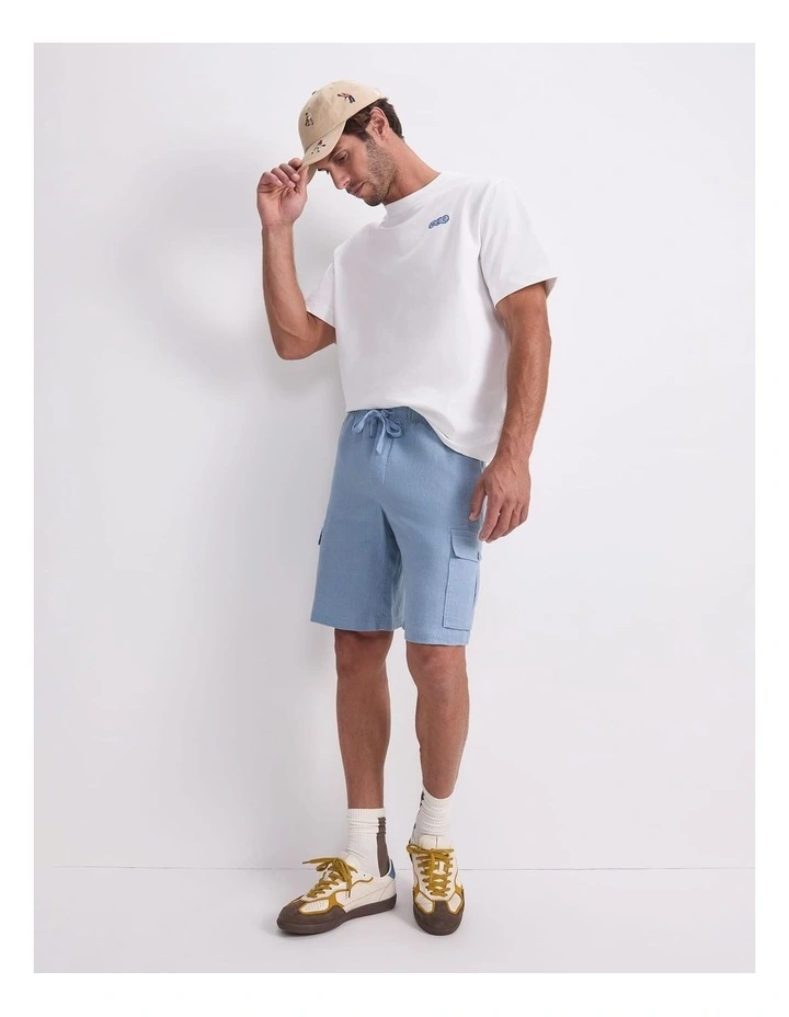 Caffery Cargo Shorts in Blue image 3