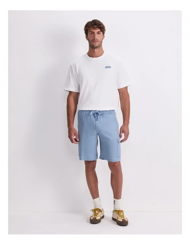 Caffery Cargo Shorts in Blue image 5