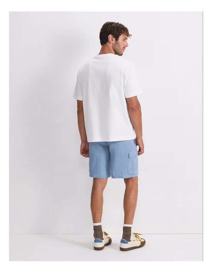 Fawkner Club Graphic Tee in White image 2