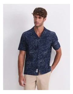 Rally Short Sleeve Print Shirt in Multi