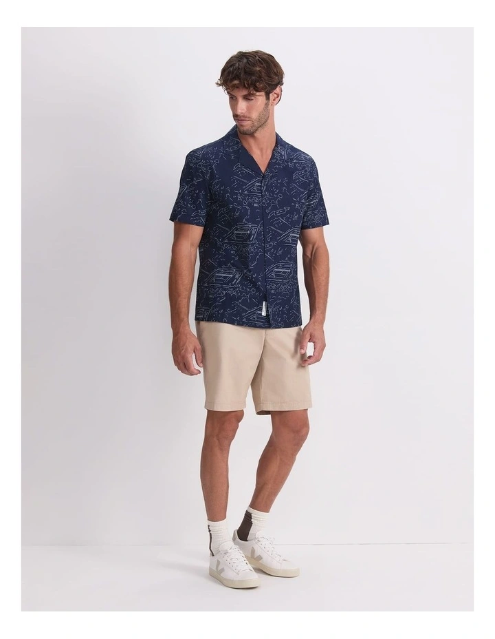 Rally Short Sleeve Print Shirt in Multi image 4