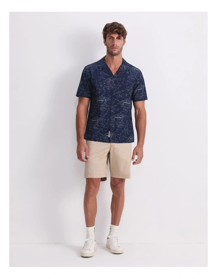 Rally Short Sleeve Print Shirt in Multi image 5