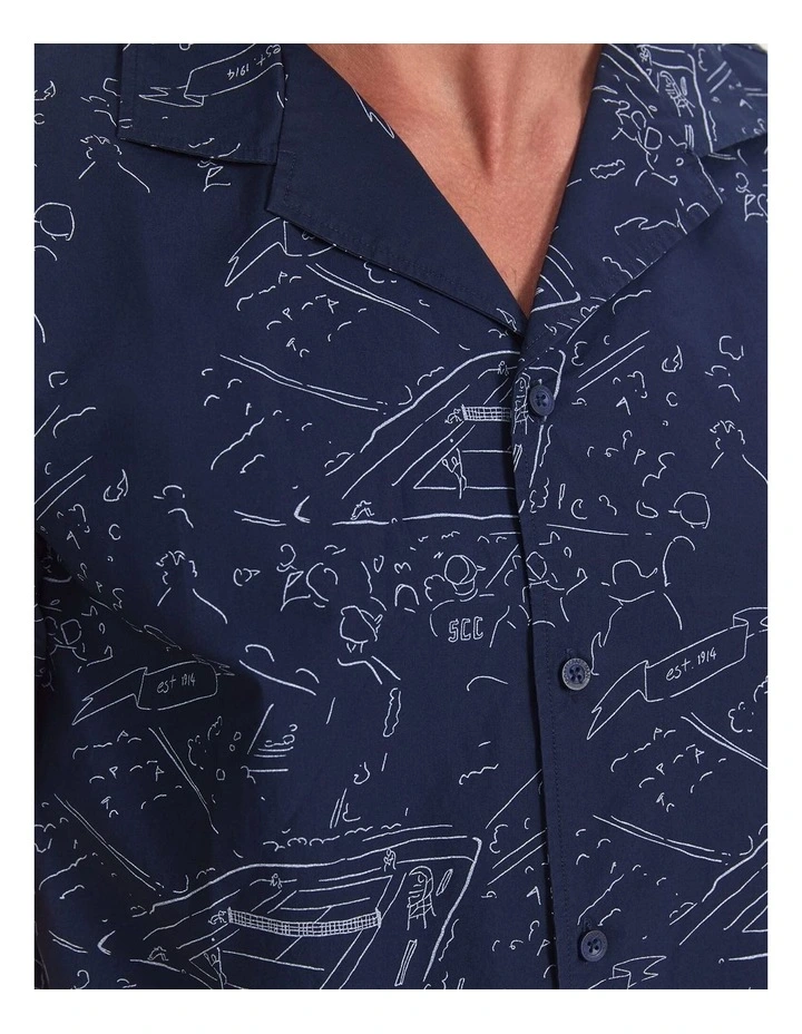 Rally Short Sleeve Print Shirt in Multi image 6