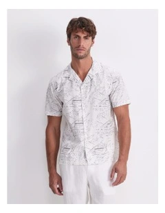 Rally Short Sleeve Print Shirt in Multi