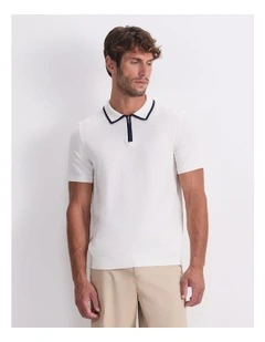 Brookes 1/4 Zip Knit Polo