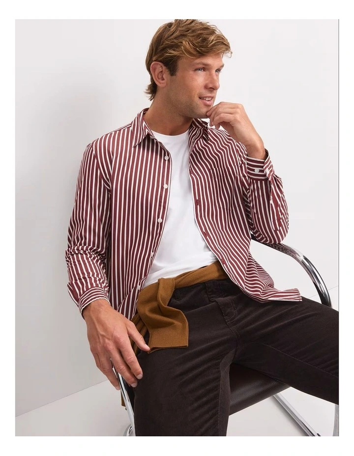 Ryan Stripe Long Sleeve Shirt image 5