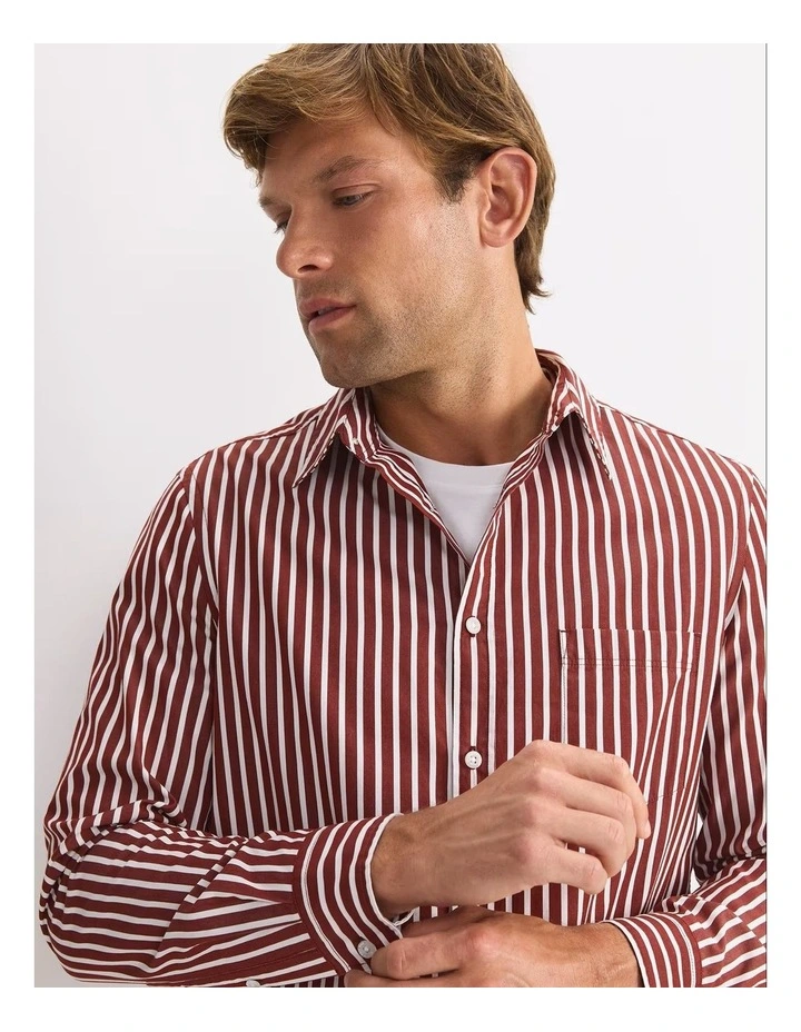 Ryan Stripe Long Sleeve Shirt image 6
