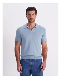 Brookes Short Sleeve Knit Polo
