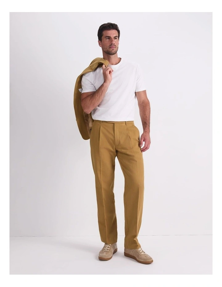 Alain Tailored Pant in Brown image 3