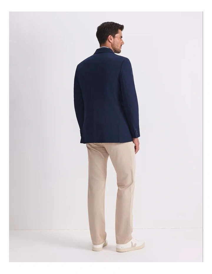 Alain Double Breasted Jacket in Blue image 3