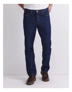 Anderson Straight Leg Jeans in Raw Indigo