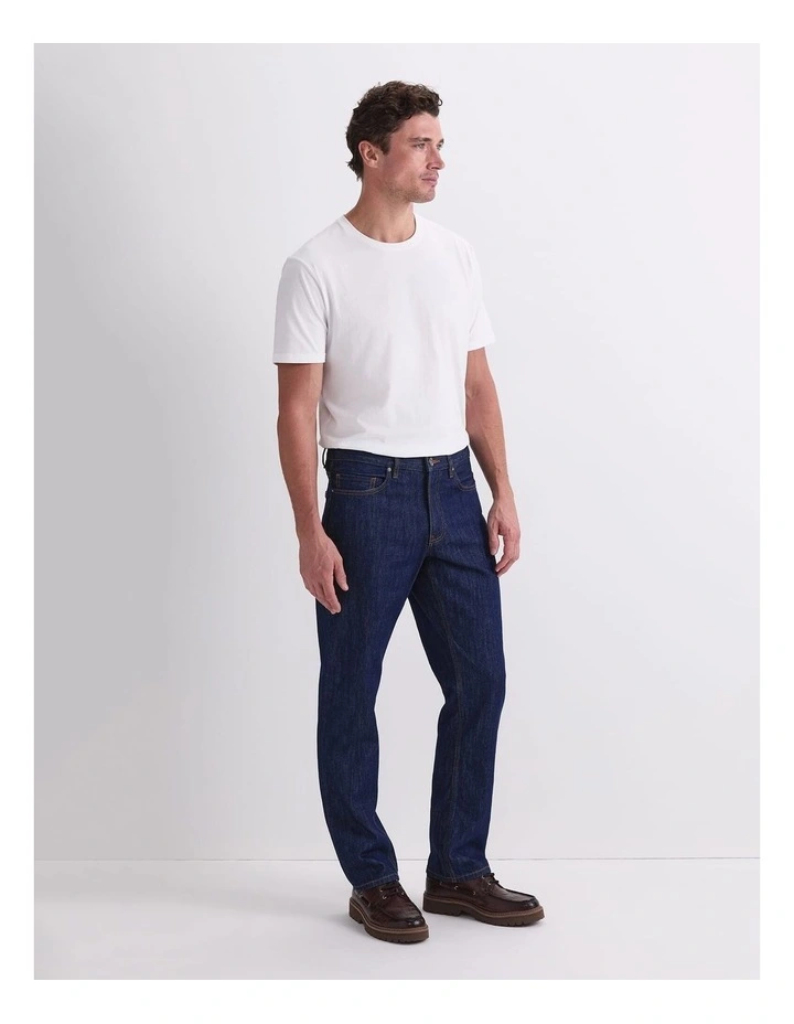 Anderson Straight Leg Jeans in Raw Indigo image 3