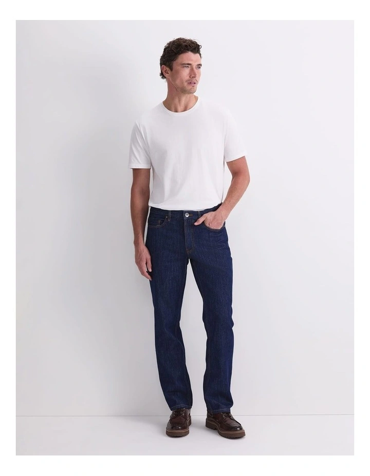 Anderson Straight Leg Jeans in Raw Indigo image 4