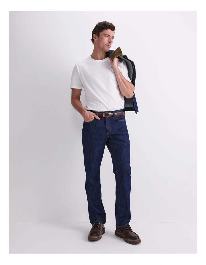 Anderson Straight Leg Jeans in Raw Indigo image 5