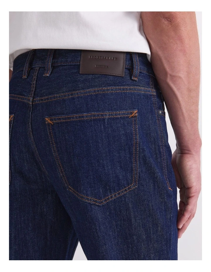 Anderson Straight Leg Jeans in Raw Indigo image 6