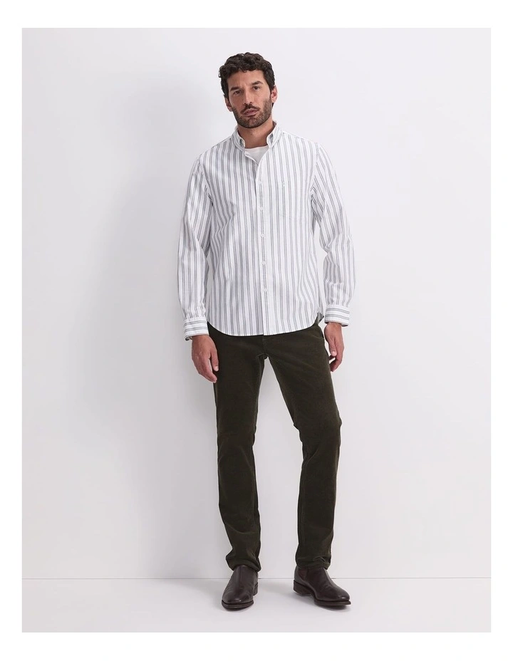 Oxford Long Sleeve Stripe Shirt image 4