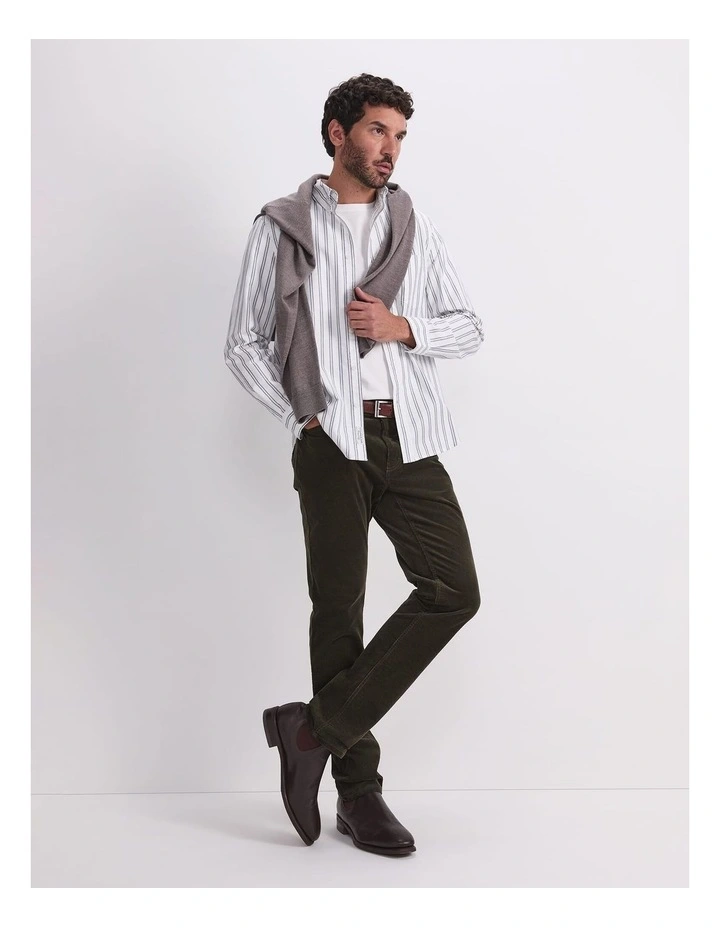 Oxford Long Sleeve Stripe Shirt image 5