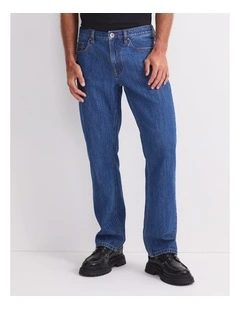Anderson Straight Jean in Mid Blue
