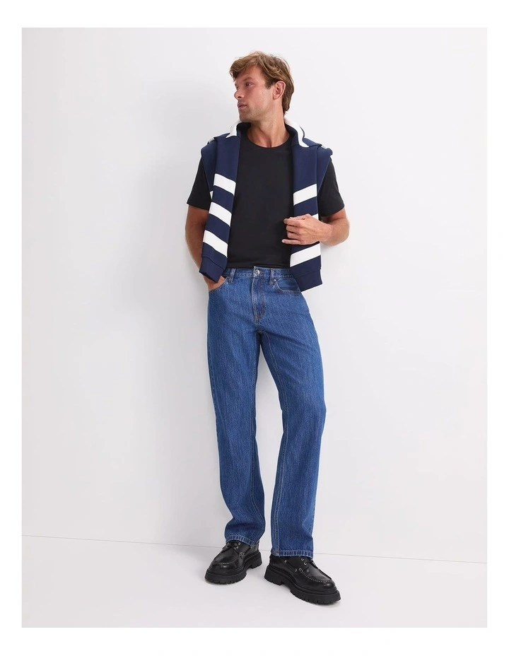 Anderson Straight Jean in Mid Blue image 4