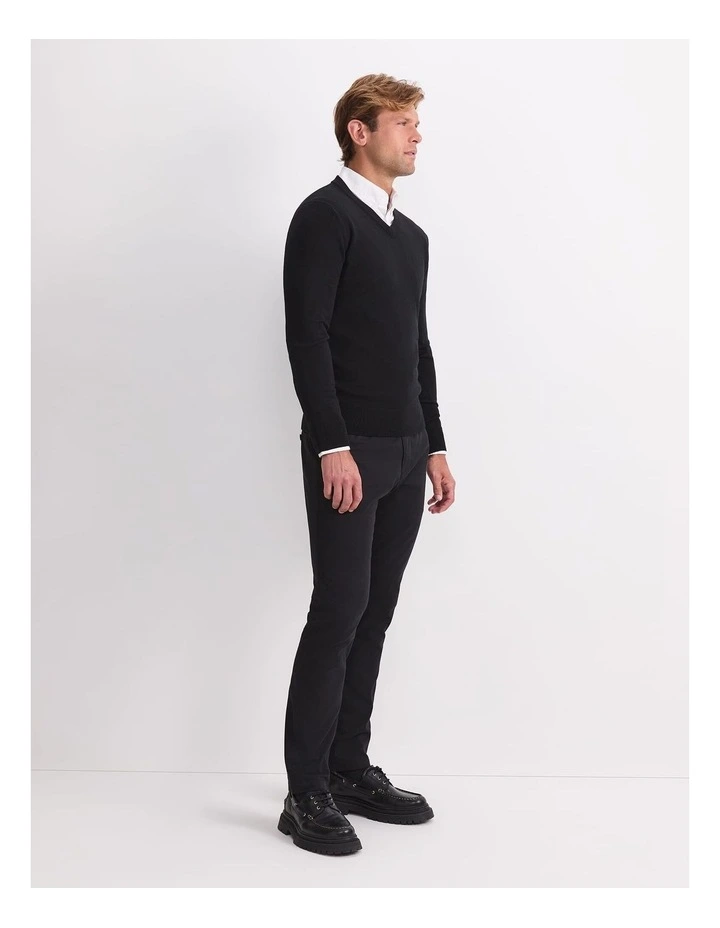 Merino V-Neck Knit image 3